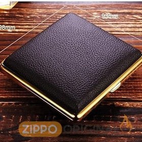 تصویر کیف سیگار چرمی پهن Guipai 