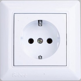 تصویر کلیدو پریز ثابت الکتریک مدل پانیذ(کارتن خور)‌ Sabet electric