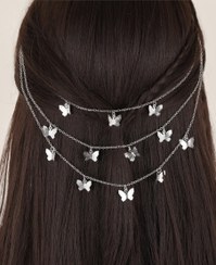 تصویر ریسه پشت مو پروانه ای 