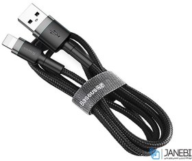 تصویر کابل تبدیل 1 متری USB-C به لایتنینگ بیسوس مدل CATLKLF-G1 Cafule Baseus CATLKLF-G1 Cafule USB-C To Lightening 1m Data Cable