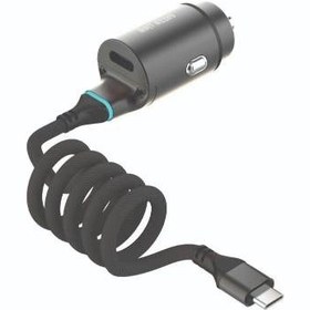 تصویر شارژر فندکی فست شارژ 45 واتی گرین لاین lightning Green Lion 45W PD Car Charger lightning