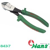 تصویر انبر سیم چین کله گاوی سایز 7 اینچ فشارقوی هنس HANS مدل 1843-7 