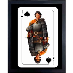 تصویر تابلو چاپی کارت بازی سرباز 