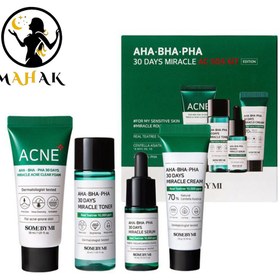 تصویر کیت ضد جوش سفید کننده روتین صورت 30 روزه میراکل سام بای می SOME BY MI AHA BHA PHA 30 DAYS MIRACLE STARTER KIT 