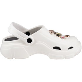 تصویر کراکس زنانه پرنسا princesa سفید کفی EVA 