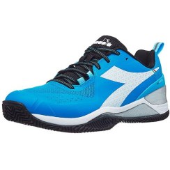 تصویر کفش تنیس مردانه دیادورا Diadora Blushield Torneo Clay Blue/White 