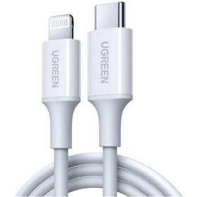 تصویر کابل لایتنینگ به تایپ سی یوگرین مدل 60749 US171 طول 2 متر UGREEN 60749 US171 Lightning to USB Type-C Cable 1m