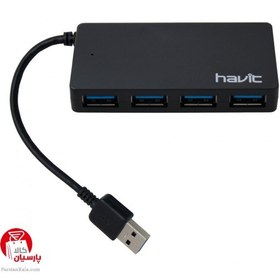 تصویر هاب USB 3.0 چهار پورت هویت HV-H103 