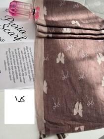 تصویر شال پلیسه لمه موکا - کد۵ 