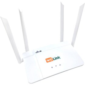 تصویر مودم روتر 4G LTE بی‌سیم وی لینک مدل WL420 WeLink WL420 4G LTE WiFi-6 Modem Router