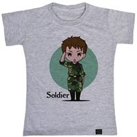 تصویر تی شرت پسرانه 27 طرح SOLDIER کد V12 