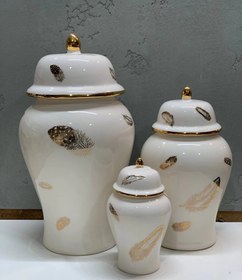 تصویر جینجرجار پر طلا 