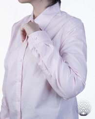 تصویر پیراهن زنانه ساده صورتی 