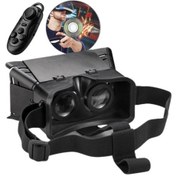 تصویر هدست واقعیت مجازی Winkers VR65 با کنترل بلوتوث و پکیج بازی‌ها و فیلم‌ها 