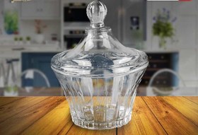 تصویر قندان شیشه ای 