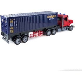 تصویر ماشین تریلی کنترلی بزرگ کانتینردار Remote Control TRANSPORT TRUCK 