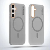 تصویر کاور گوشی سامسونگ مدل مگسیف مات با قابلیت شارژ بی‌سیم 