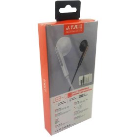 تصویر هندزفری تایپ سی JTR مدل CE-123 Wired handsfree JTR Type-C AE124