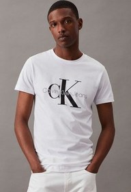 تصویر تی شرت سفید مردانه کلوین کلین Calvin Klein 