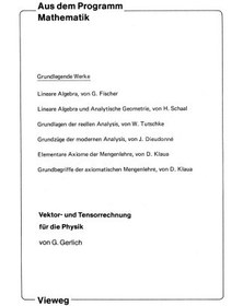 تصویر دانلود کتاب Vektor- und Tensorrechnung für die Physik ویرایش 1 کتاب آلمانی حساب بردار و تانسور برای فیزیک ویرایش 1