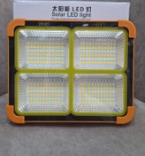 تصویر پروژکتور شارژی خورشیدی مدل D8 ۱۰۰ وات 