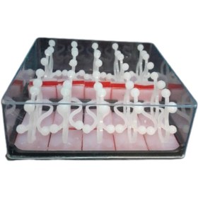 تصویر گیره نگهدارنده مدل برگ بسته 20عددی - سبز 