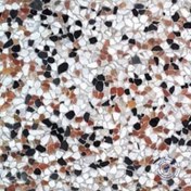 تصویر موزاییک واش بتن طرح سه سنگ سایز ۴۰×۴۰ 