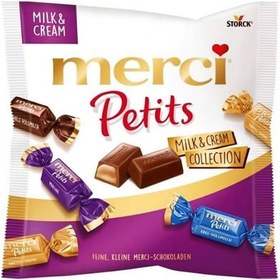 تصویر شکلات مرسی کادویی میکس شیری و کرمی - merci Petits MILK & CREAM 