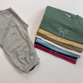 تصویر ست گلدوزی پاپیون (سبز) 