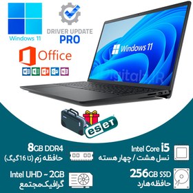 تصویر لپ تاپ i5 نسل هشت Dell 3590 رم 8 هارد SSD 256 