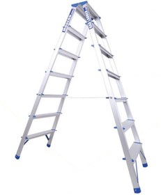 تصویر نردبان آلومينيوم ۱۴ پله مدرن 