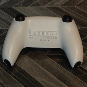 تصویر دسته اصلی پلی‌استیشن 5 سونی (Sony DualSense) سفید در حد نو 