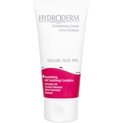 تصویر کرم لایه بردار حاوی اسید گلیکولیک هیدرودرم 50 گرم Exfoliating Cream Hydroderm 50 gram