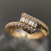 تصویر انگشتر زنانه طلا روس کد ۷۸۲۴ 