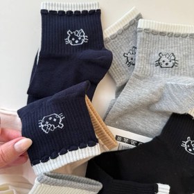 تصویر جوراب نیم ساق کیتی 0855 