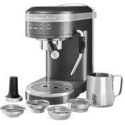 تصویر اسپرسوساز کیچن اید رنگ طوسی مدل 5KES6503EMS Kitchen Aid Espresso Maker 5KES6503EMS