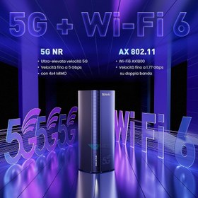 تصویر مودم بی سیم تندا Tenda 5G Router 5G03 Tenda AX1800 5G Wi-Fi 6 Router 5G03