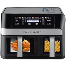 تصویر سرخکن رژیمی دوقلو 10 لیتر گوسونیک مدل Gosonic GAF-71 