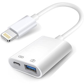 تصویر مبدل لایتنینگ به USB 3 دوربین اصلی/Lightning to USB 3 Camera Adapter 