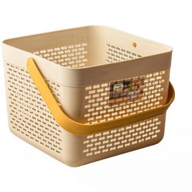 تصویر سبد پیک نیک مدل بهنیا مکعب - شکلاتی 