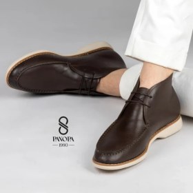 تصویر کفش بوت مردانه چرم عادی کد ۰۳۰ 