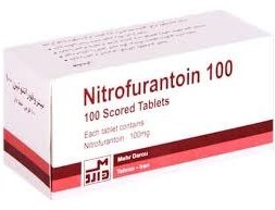 تصویر نیتروفورانتوئین 100 nitrofurantoin 100