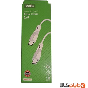 تصویر کابل شارژ سوپر فست VABI Type-C to Type-C مدل CA8 CA8