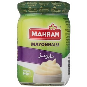 تصویر سس مایونز 240 گرمی مهرام Mayonnaise sauce 240 gr Mahram