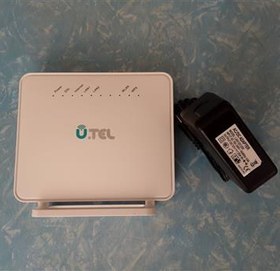 تصویر مودم وایرلس VDSL یوتل V301 سالم با آداپتور 