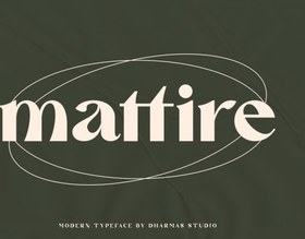 تصویر Mattire Modern Sans 