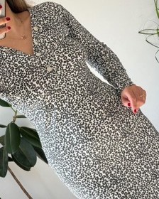 تصویر سرمه کالکشن - پیراهن مجلسی پلنگی 