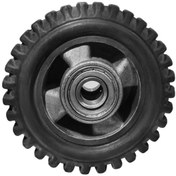 تصویر چرخ تک دایکاست آجدار قطر 160 میلی متر 