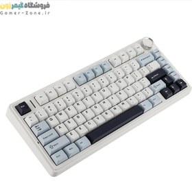 تصویر کیبورد گیمینگ بی سیم مکانیکال مجهز به GASKET آئولا مدل Aula F75 Pro RGB Hot Swappable Gasket Mounted Wireless Mechanical Gaming Keyboard 