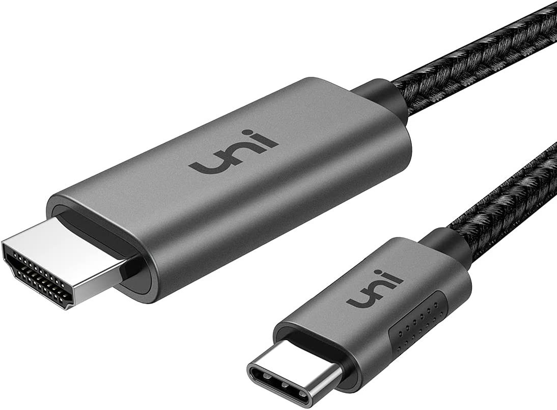 USB-C to HDMI 8K 2.1 Cable 1.8m 8K@30Hz 4K@120Hz UHD HDR 48Gbps Thunderbolt  3 Compatible 